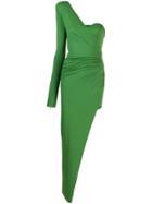 Alexandre Vauthier Asymmetric Evening Dress - Green