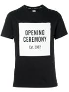 Opening Ceremony Logo Print T-shirt, Men's, Size: Large, Black, Cotton
