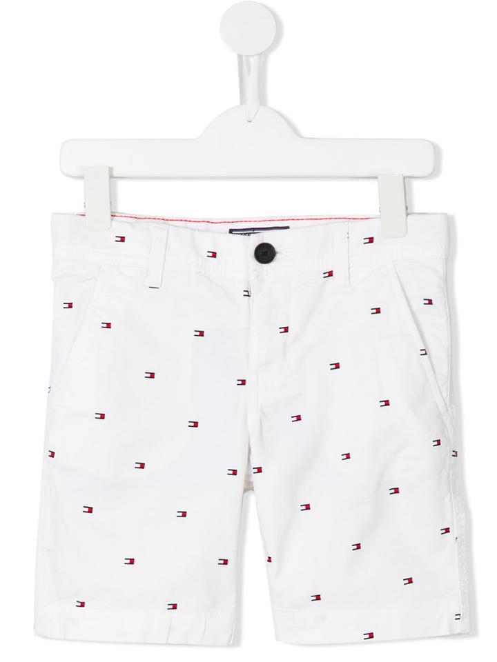 Tommy Hilfiger Junior Logo Shorts, Toddler Boy's, Size: 4 Yrs, White