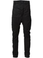 11 By Boris Bidjan Saberi Drop-crotch Trousers, Men's, Size: Small, Black, Cotton