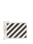 Off-white Diagonal Stripe Clutch Bag