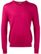 N.peal V Neck Sweatshirt, Men's, Size: Large, Pink/purple, Cashmere
