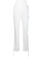 Area Side Stripe Detail Trousers - White