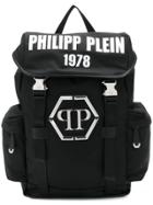 Philipp Plein Logo Backpack - Black