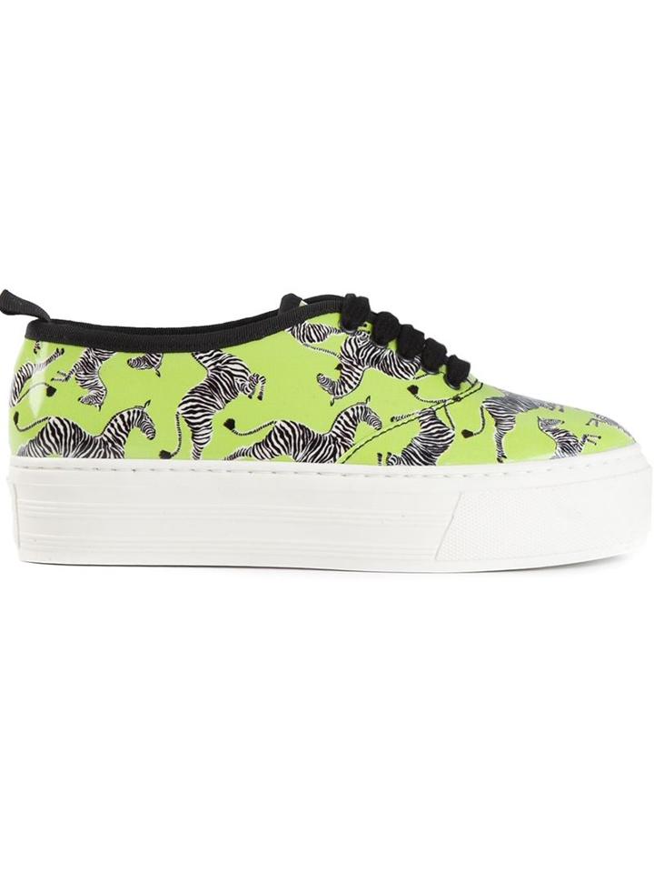 Markus Lupfer Zebra Printed Sneakers