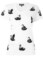 Markus Lupfer Flocked Swan T-shirt