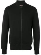 Michael Kors - Bomber Cardigan - Men - Cotton/spandex/elastane - M, Black, Cotton/spandex/elastane