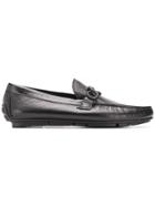 Roberto Cavalli Snake Detail Loafers - Black