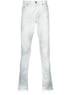 John Elliott Acid Wash Slim Fit Jeans - White