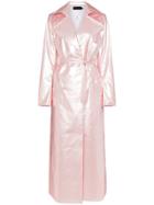 Michael Lo Sordo Belted Maxi-length Trench Coat - Pink