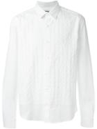 Wooyoungmi Embroidered Shirt, Men's, Size: 54, White, Cotton