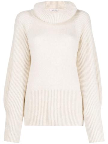 20:52 Turtleneck Knitted Jumper - Neutrals