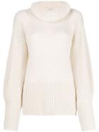 20:52 Turtleneck Knitted Jumper - Neutrals