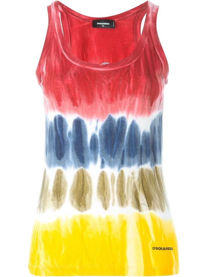 Dsquared2 Tie-dye Print Vest