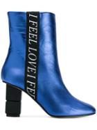Marc Ellis I Feel Love Ankle Boots - Blue