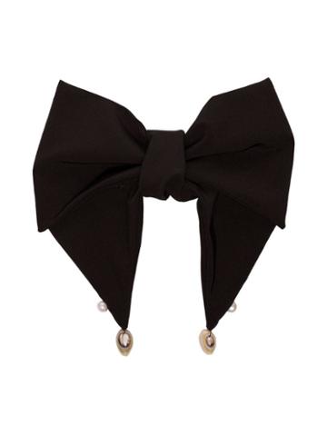 Wald Berlin Oversized Bow Hair Clip - Black