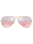 Ray-ban Rb3025 Aviator Lentes Espelhadas - Pink