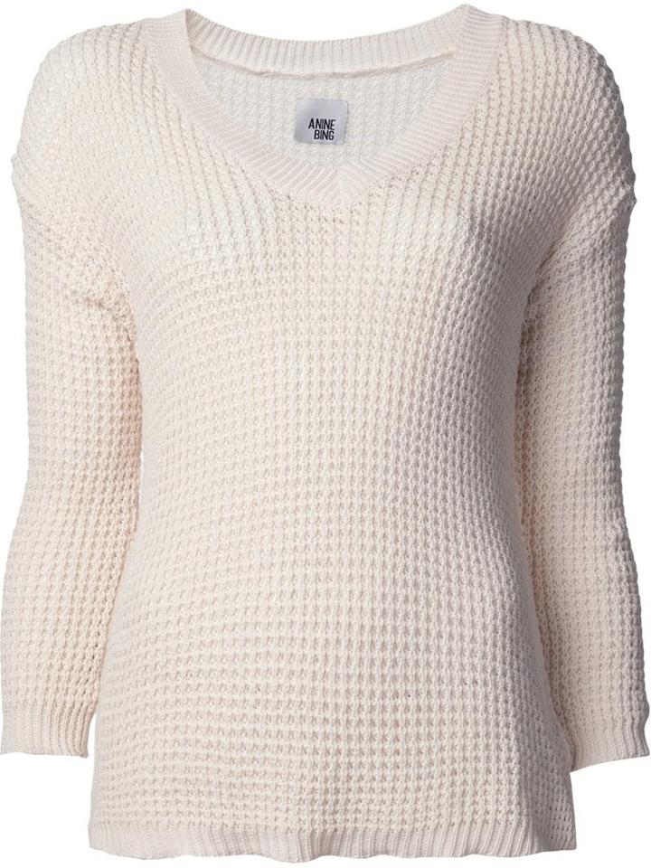 Anine Bing Open Knit Sweater