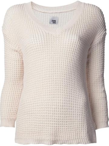 Anine Bing Open Knit Sweater