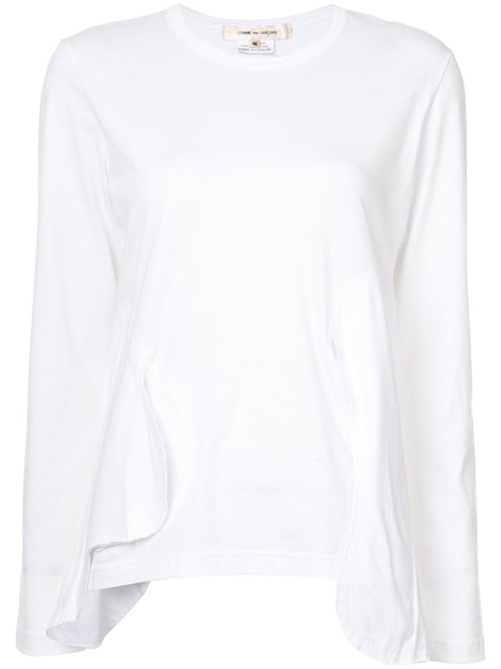 Comme Des Garçons Long Sleeved Top - White