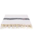 Mc2 Saint Barth Stripe Beach Towel - White