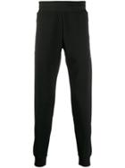 Ea7 Emporio Armani Logo Patch Track Pants - Black