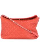 Chanel Vintage 2-way Chain Handbag - Red