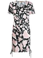 Roberto Cavalli Lynx Print Dress - Pink
