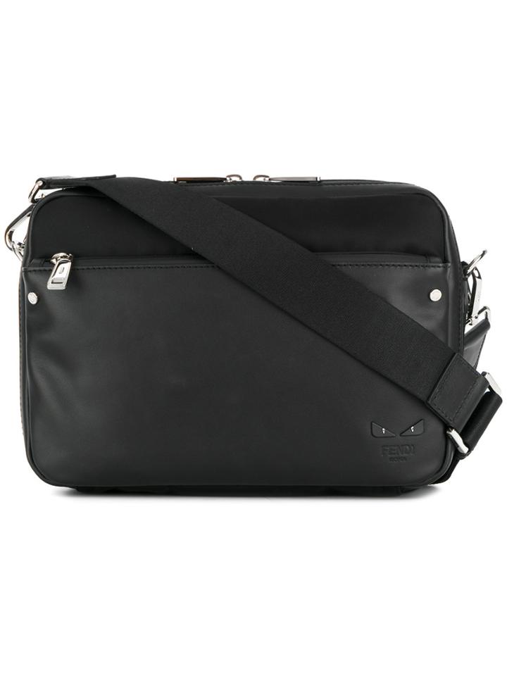 Fendi Tracolla Mini Messenger Bag - Black