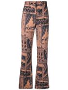 Acne Studios Printed Corduroy Trousers - Pink
