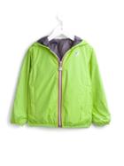 K Way Kids 'jacques Plus Double' Rain Jacket, Boy's, Size: 12 Yrs, Green