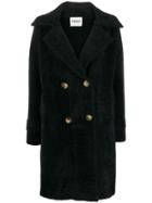 Essentiel Antwerp Double-breasted Coat - Black