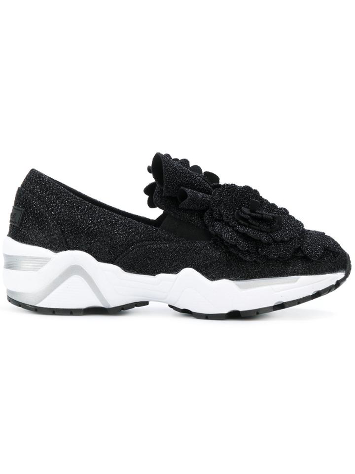 Suecomma Bonnie Bow Detail Sneakers - Black