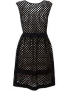 Fendi Mesh Dress, Women's, Size: 40, Black, Polyester/viscose/polyamide/silk