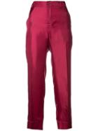 F.r.s For Restless Sleepers Cropped Fitted Trousers - Pink