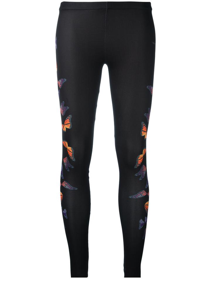 Marcelo Burlon County Of Milan - 'milie' Leggings - Women - Polyester/spandex/elastane - S, Black, Polyester/spandex/elastane