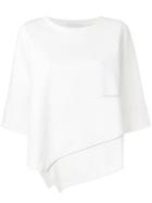 Fabiana Filippi Asymmetric T-shirt - White