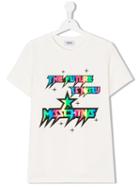 Moschino Kids - Teen Logo Print T-shirt - Kids - Cotton/spandex/elastane - 14 Yrs, White