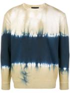 Diesel Black Gold Boxy Tie-dye Sweatshirt - Neutrals