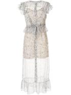 Sir. Tilda Ruffle Midi Dress - White
