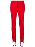 Moncler Grenoble Skinny Stretch Trousers - Red