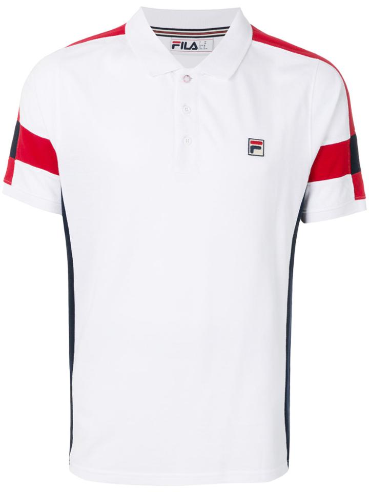 Fila Logo Polo Shirt - White