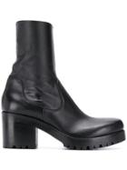 Strategia Ankle Length Boots - Black