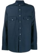 Canali Chest Pocket Shirt - Blue
