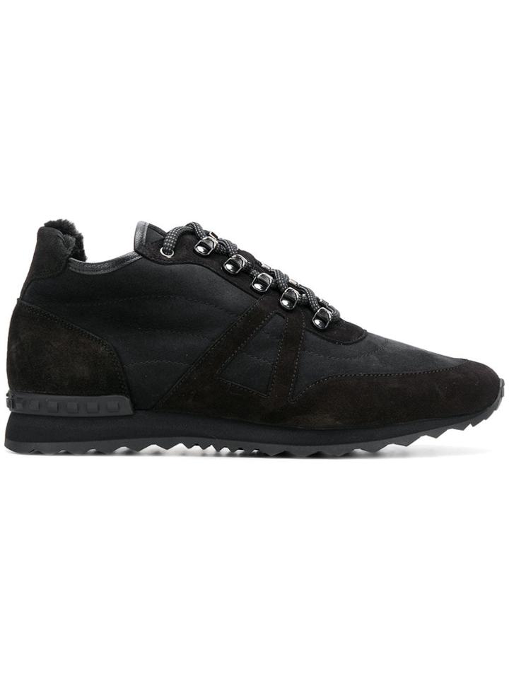 Baldinini Studded Trim Lined Sneakers - Black