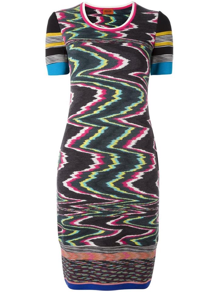 Missoni Abstract Print Shortsleeved Dress