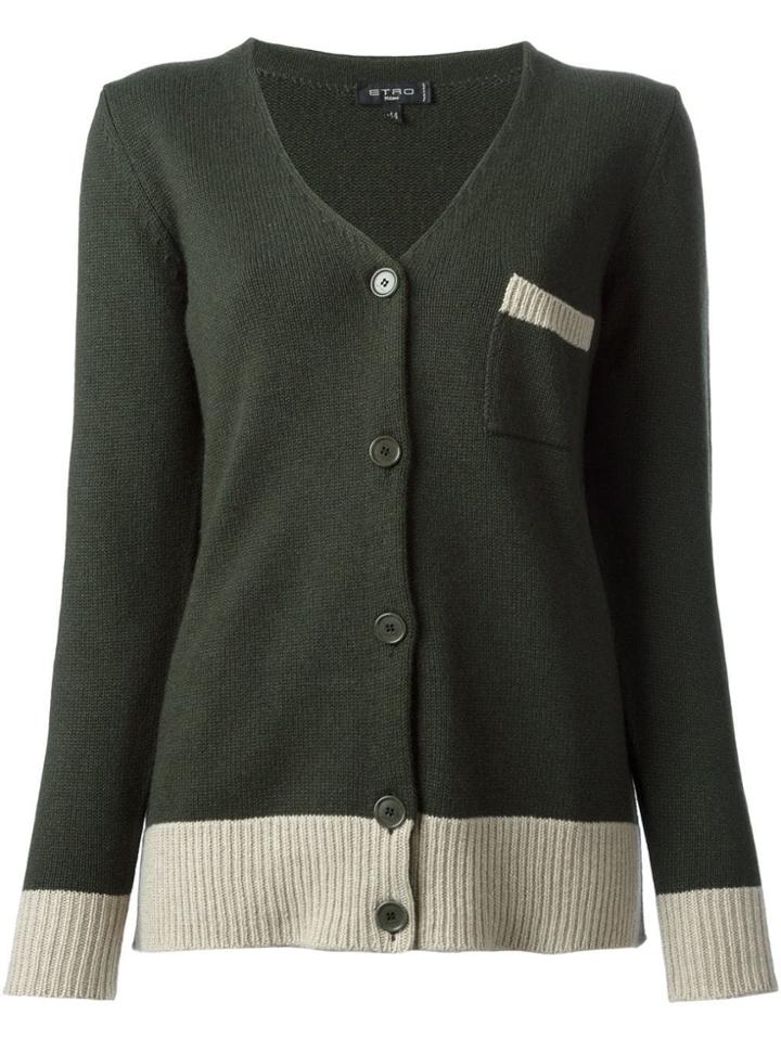 Etro V-neck Cardigan - Green