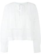 Isabel Marant Étoile 'roxana' Blouse, Women's, Size: 40, White, Cotton