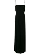 Max Mara Spaghetti Strap Dress - Black