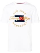 Tommy Hilfiger New York Embroidered Logo T-shirt - White
